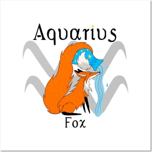 Aquarius Fox Posters and Art